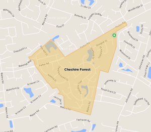 CheshireForest Boundary Map